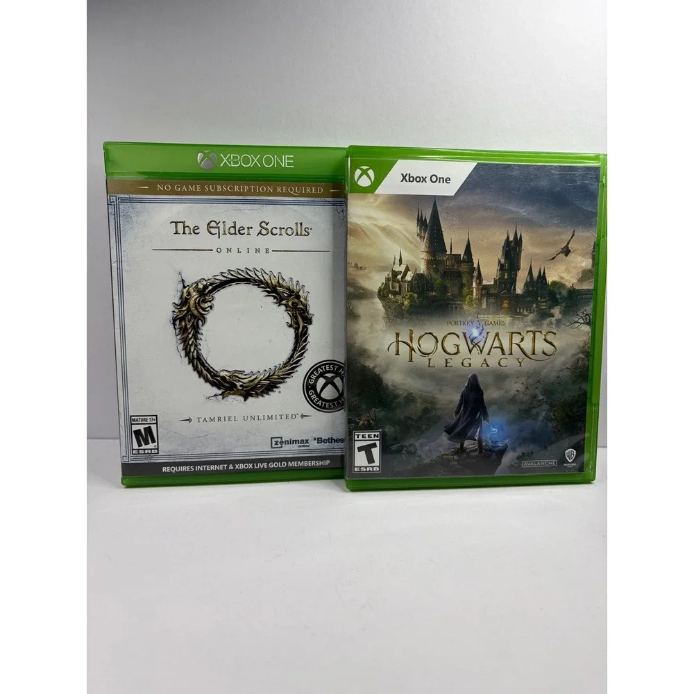 Xbox One Game Bundle Hogwarts Legacy & Elder Scrolls Online Tamriel Unlimited